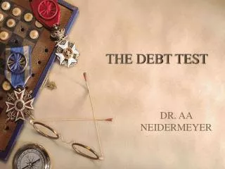 THE DEBT TEST