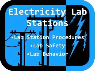 Electricity Lab Stations
