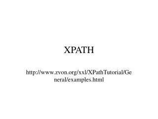 XPATH