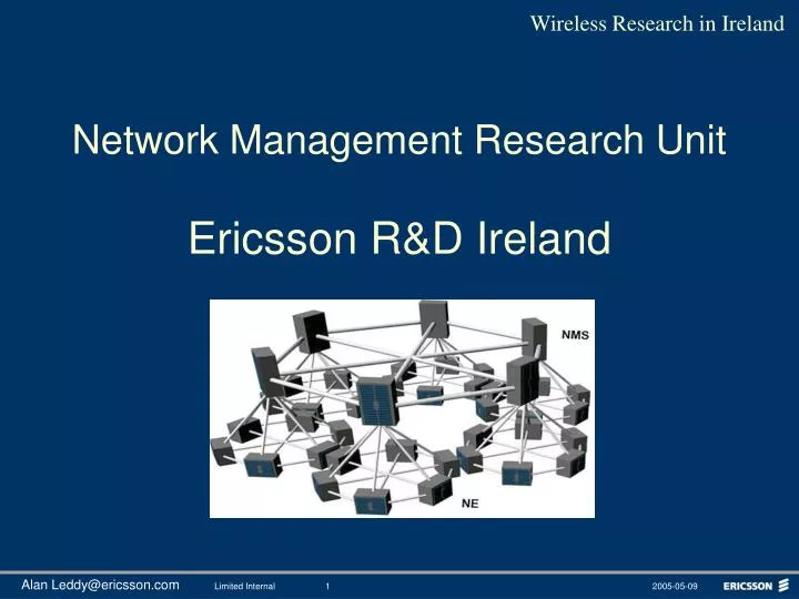 network management research unit ericsson r d ireland