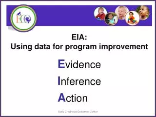 EIA: Using data for program improvement