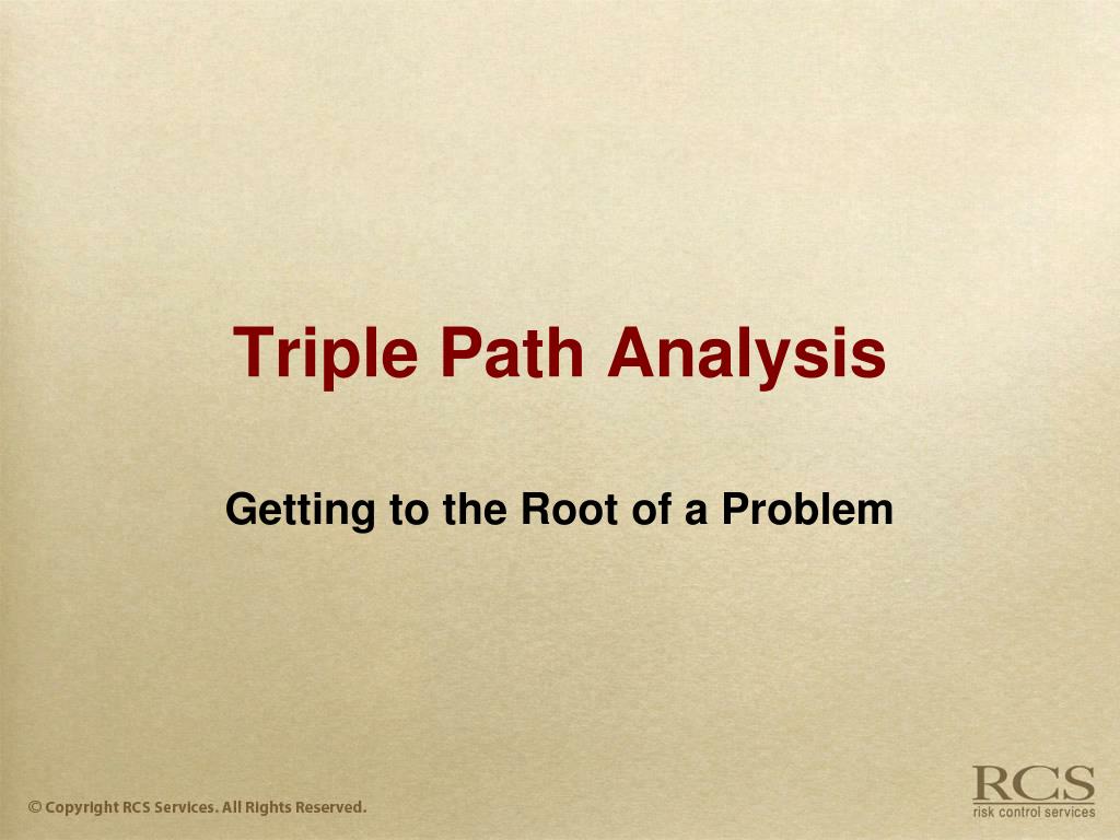 PPT - Triple Path Analysis PowerPoint Presentation, free download - ID ...