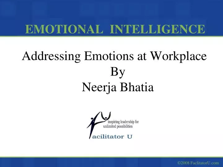 emotional intelligence