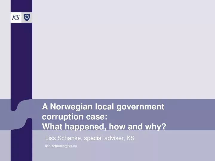a norwegian local government corruption case what happened how and why