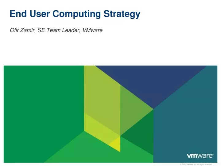 end user computing strategy