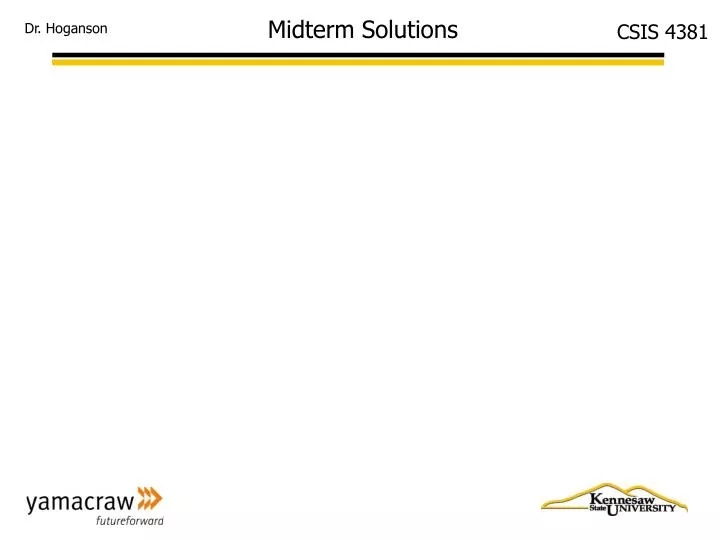 midterm solutions