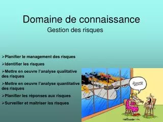 domaine de connaissance