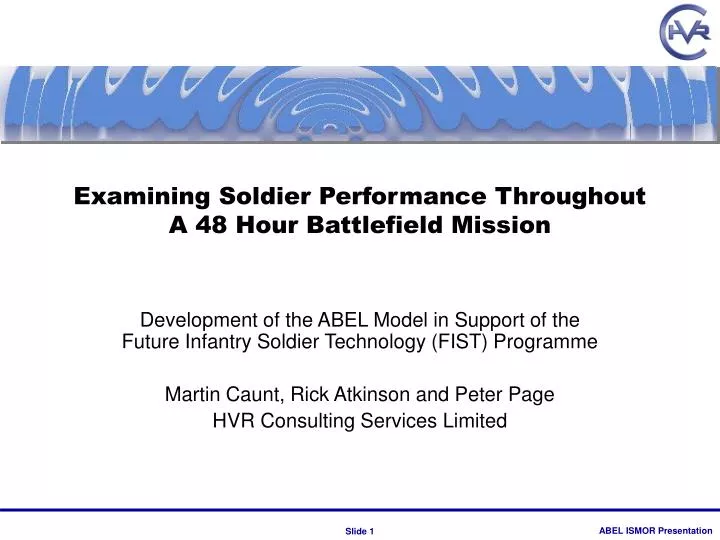 examining soldier performance throughout a 48 hour battlefield mission