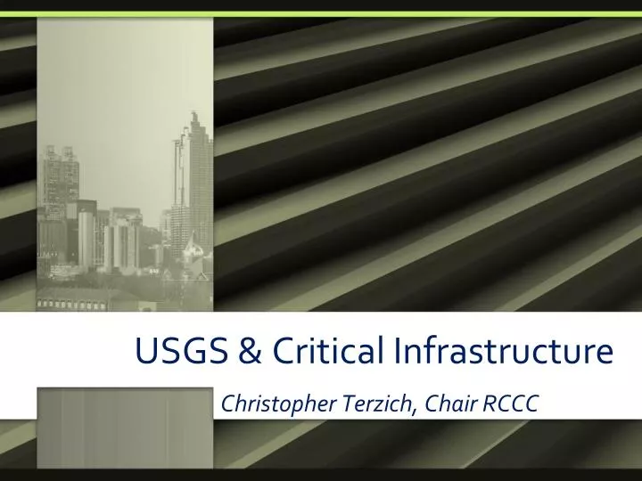 usgs critical infrastructure
