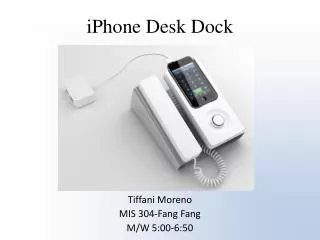 iPhone Desk Dock