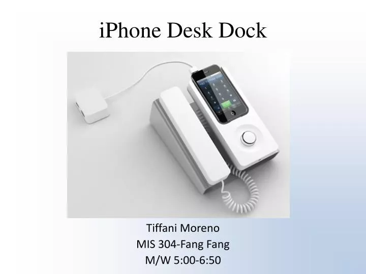 iphone desk dock