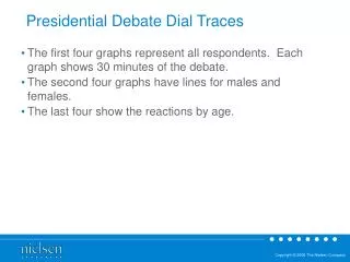 Presidential Debate Dial Traces