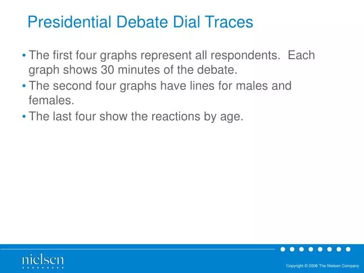 presidential debate dial traces