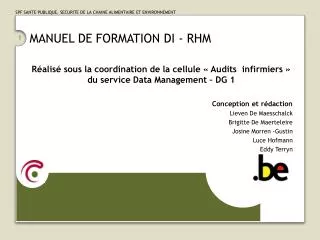 manuel de formation di rhm