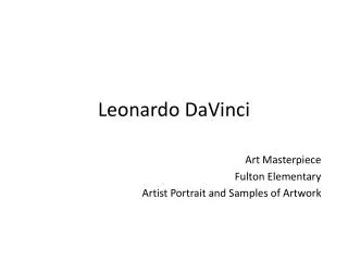 leonardo davinci
