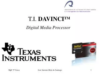 t i davinci tm