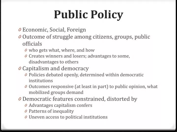 public policy