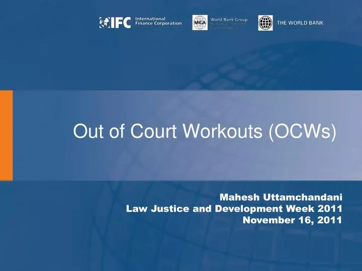 out of court workouts ocws