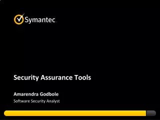 Security Assurance Tools
