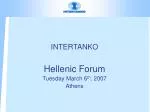 INTERTANKO - slide 1