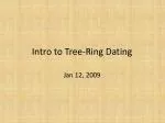 Intro to Tree-Ring Dating - slide 1