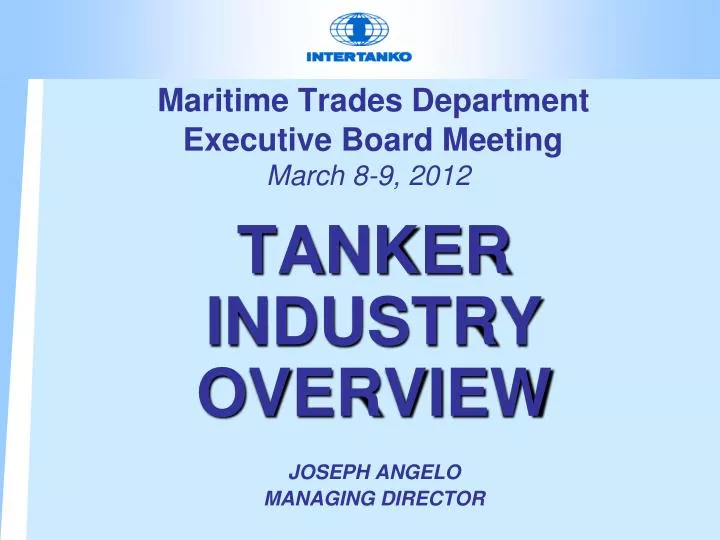 maritime trades department executive board meeting march 8 9 2012