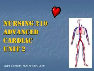 Nursing 210 Advanced Cardiac UNIT 2