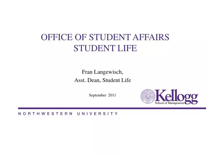 office of student affairs student life