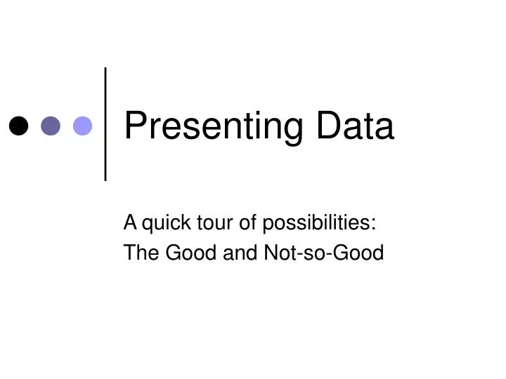 presenting data