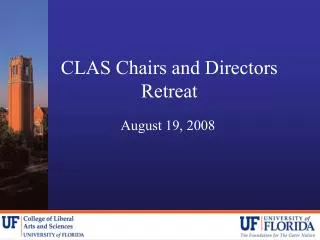 CLAS Chairs and Directors Retreat