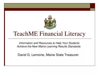TeachME Financial Literacy