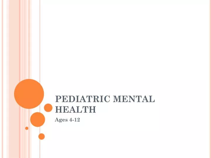 pediatric mental health