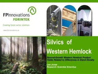 Silvics of Western Hemlock