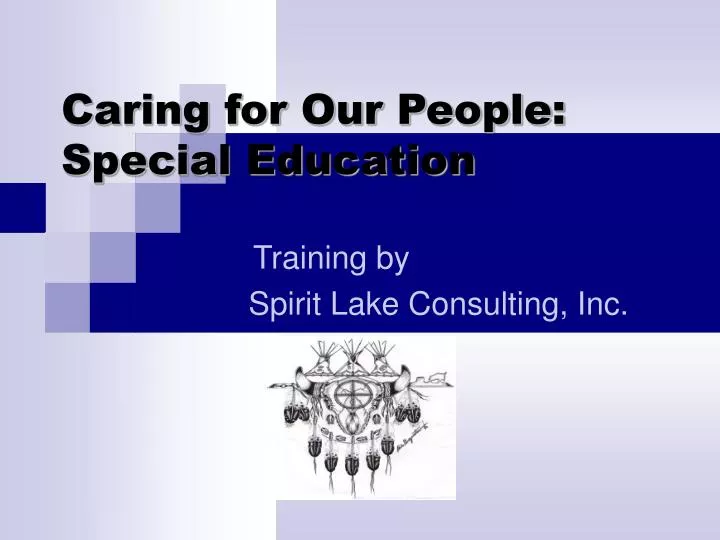 caring for our people special education