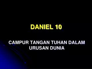 daniel 10