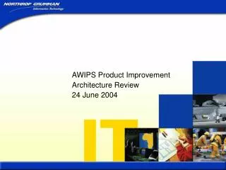 AWIPS Product Improvement Architecture Review 24 June 2004