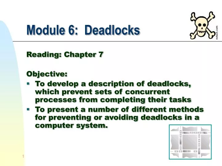 module 6 deadlocks
