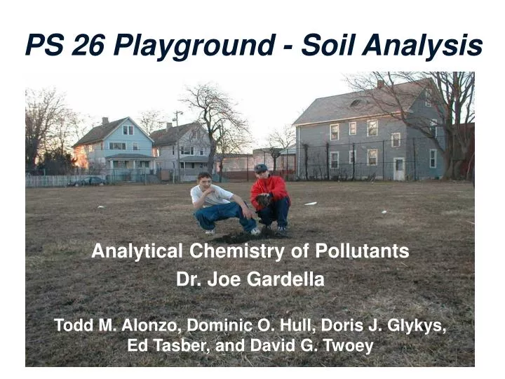 ps 26 playground soil analysis