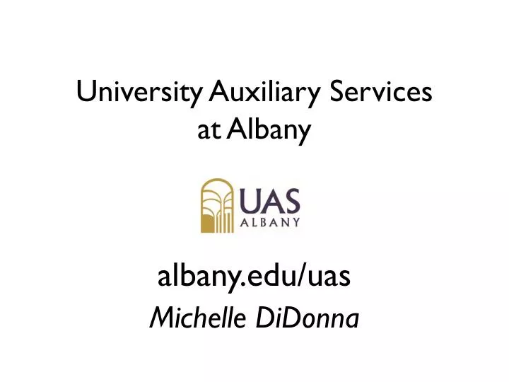 university auxiliary services at albany