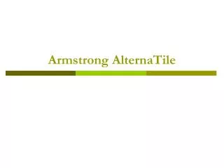 Armstrong AlternaTile