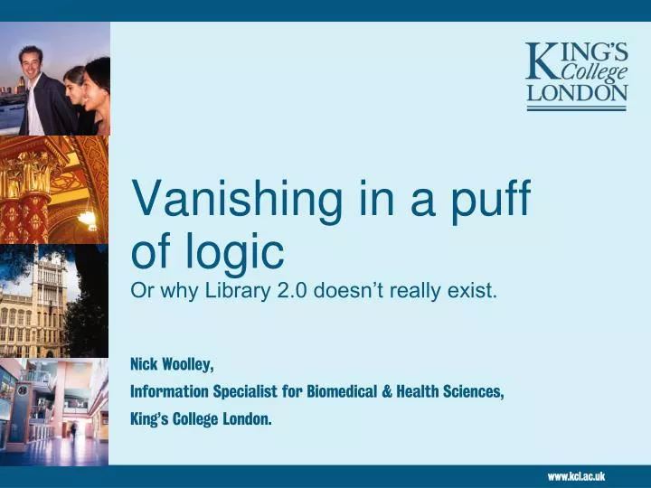 vanishing in a puff of logic or why library 2 0 doesn t really exist