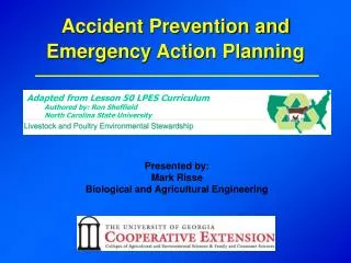 Accident Prevention and Emergency Action Planning