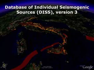 Database of Individual Seismogenic Sources (DISS), version 3