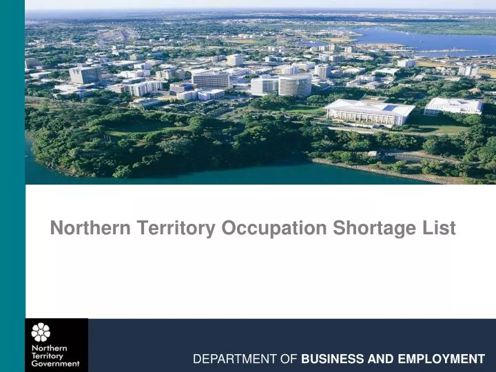 northern territory occupation shortage list
