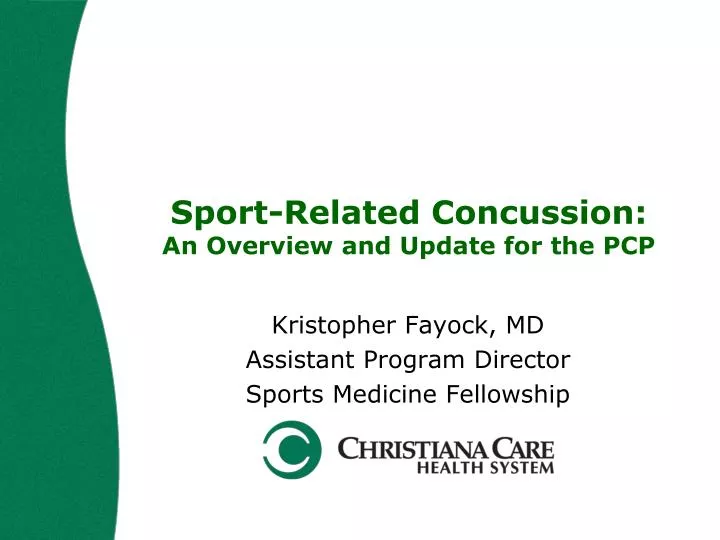 sport related concussion an overview and update for the pcp