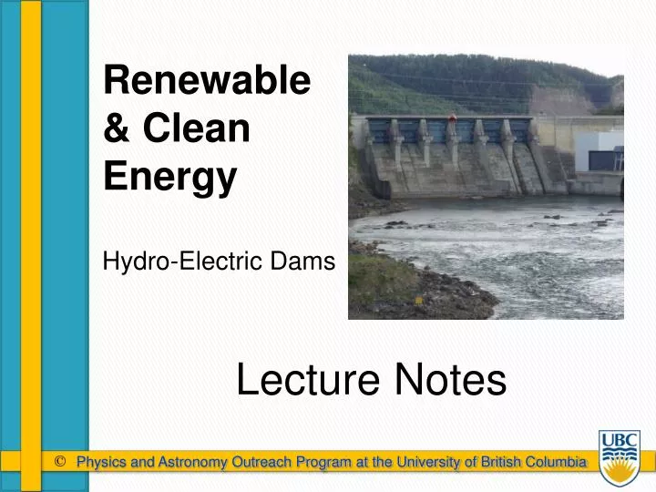renewable clean energy hydro electric dams