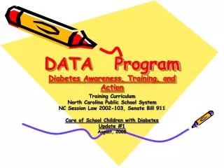 DATA Program Diabetes Awareness, Training, and Action
