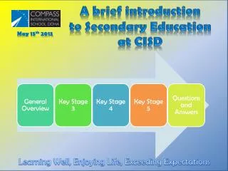 A brief introduction to Secondary Education at CISD