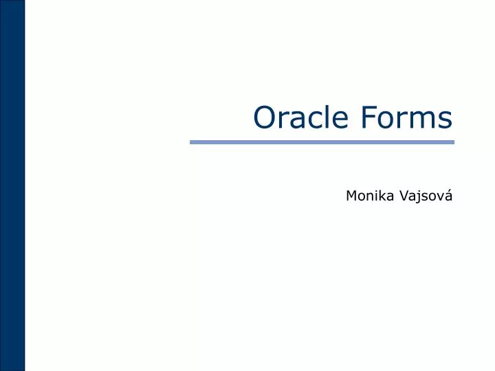 oracle forms