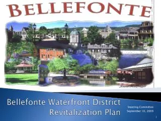 Bellefonte Waterfront District Revitalization Plan